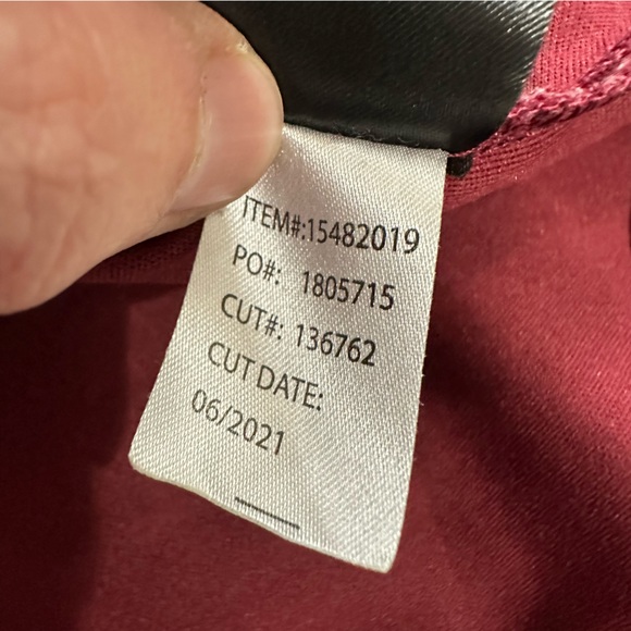 Torrid Lace Up Crinkle Gauze Flowy Long Sleeve Mini Skater Dress Burgundy - Picture 13 of 14